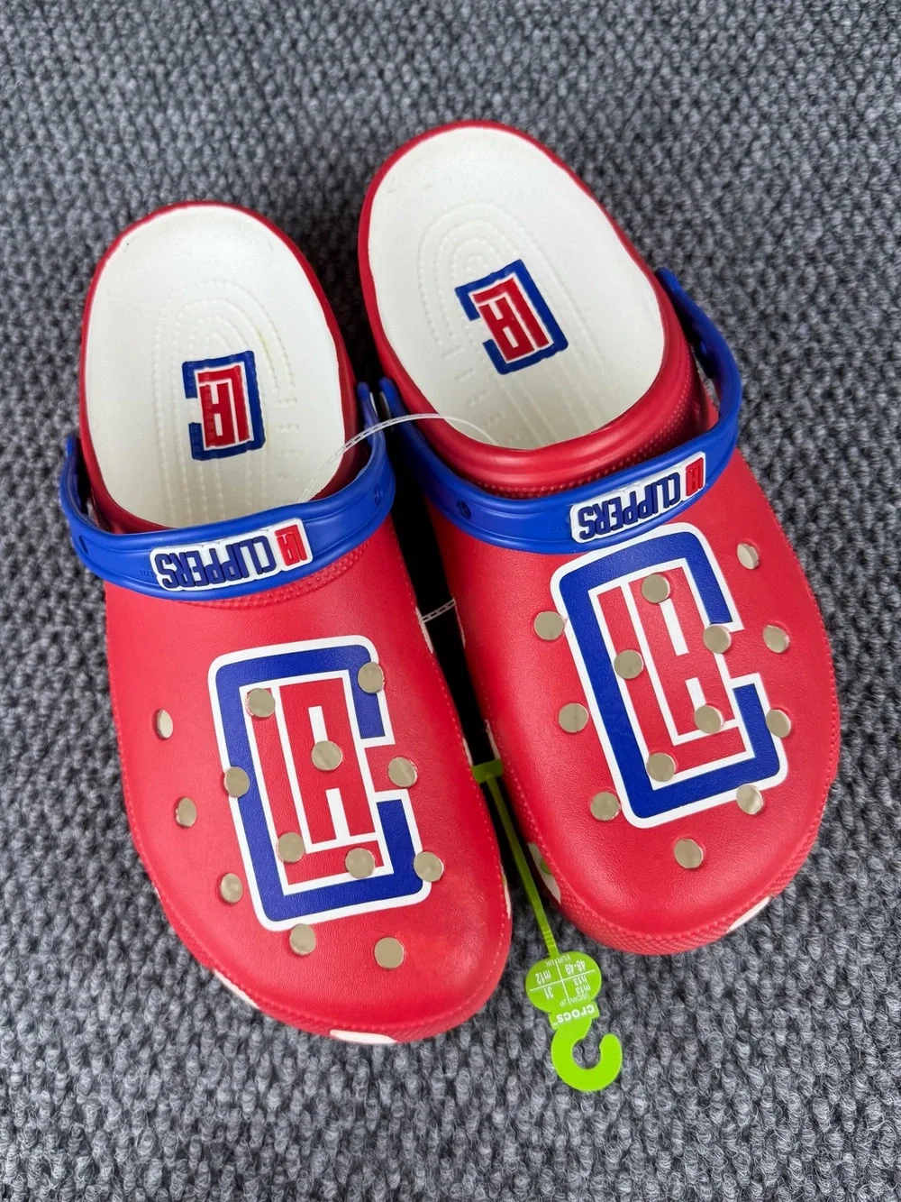 Crocs Classic Clog Official Los Angeles Clippers NBA Red Slip On Size Men's 13
